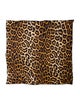 Just Cavalli Silk Animal Print Scarf