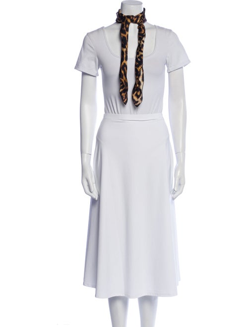 Just Cavalli Silk Animal Print Scarf