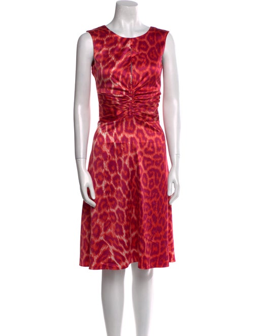 Just Cavalli Animal Print Knee-Length Dress