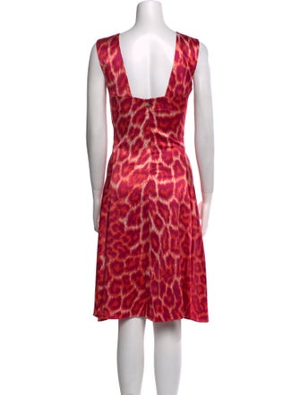 Just Cavalli Animal Print Knee-Length Dress