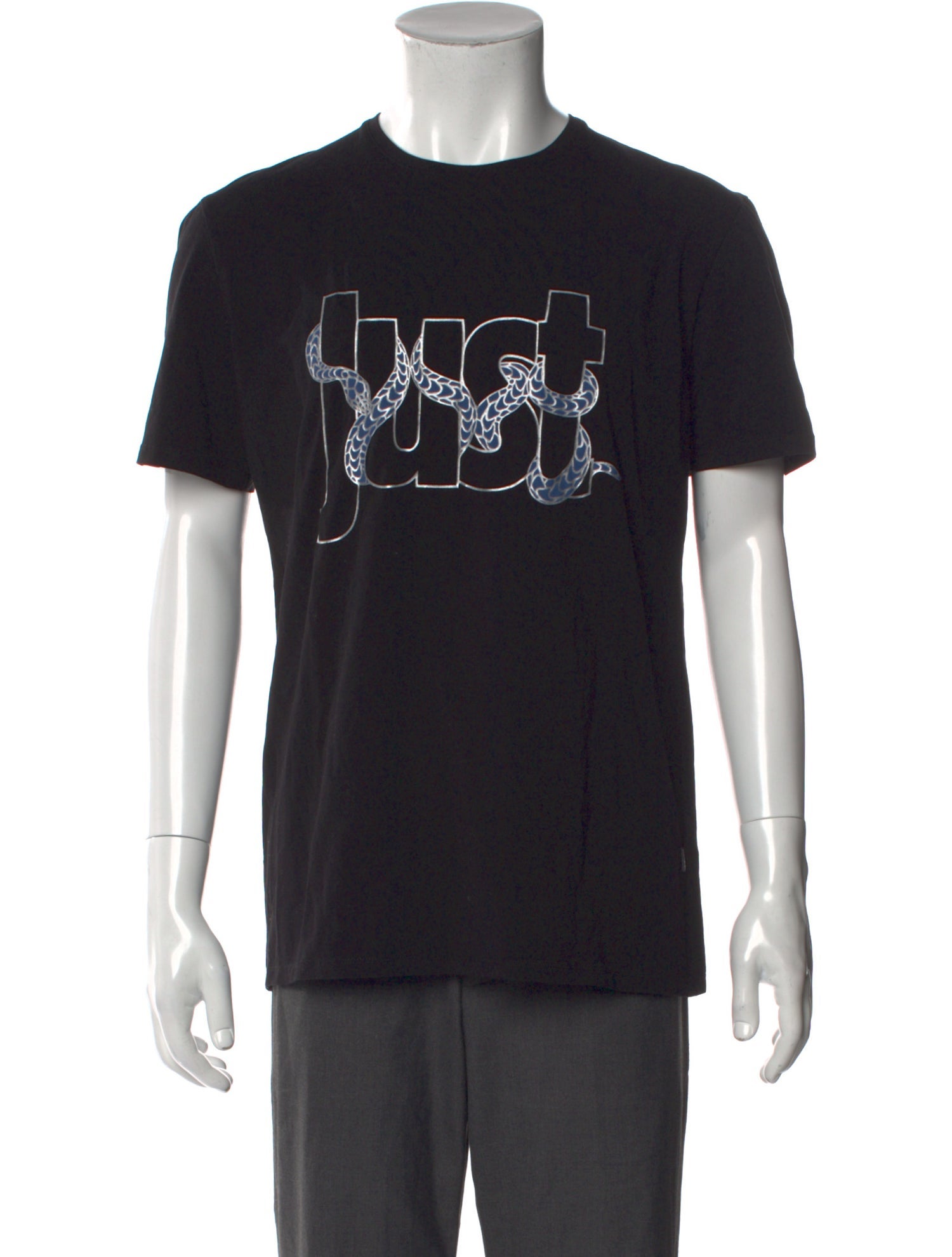 Just Cavalli Graphic Print Short Sleeve Shirt