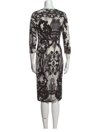 Just Cavalli Printed Knee-Length Dress