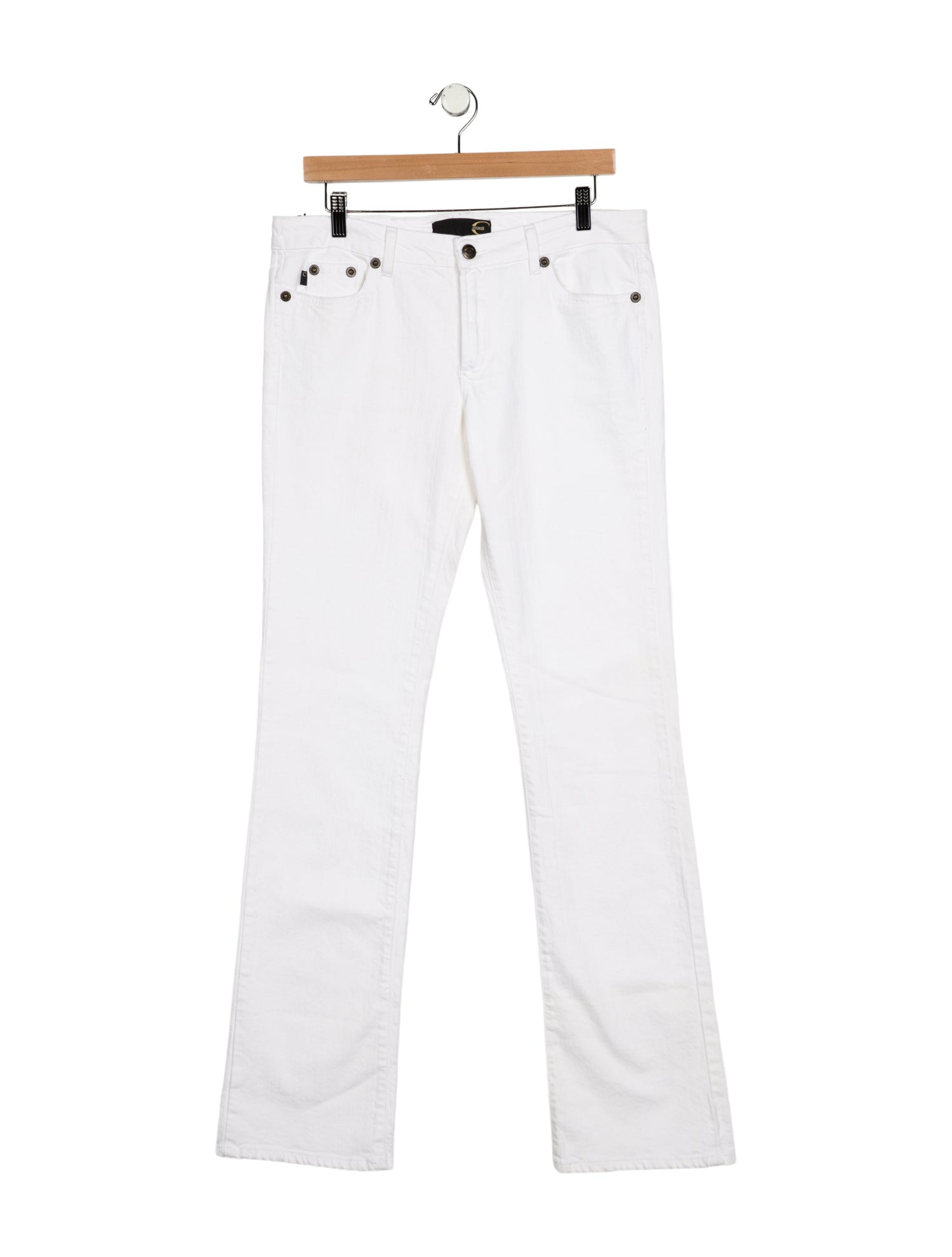 Just Cavalli Mid-Rise Straight Leg Jeans w/ Tags