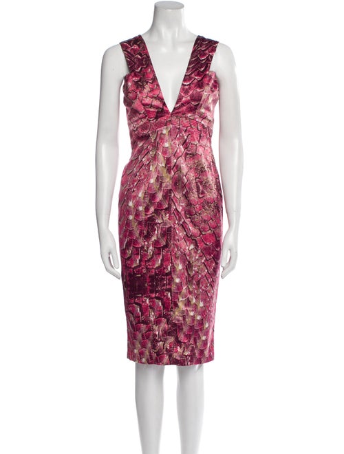 Just Cavalli Printed Midi Length Dress