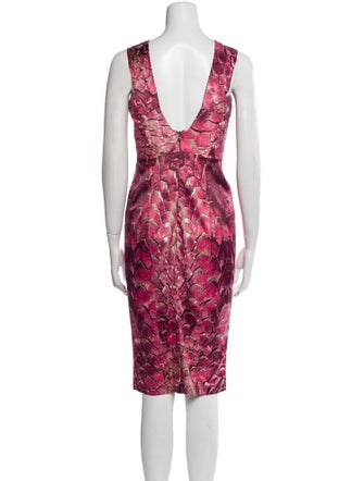 Just Cavalli Printed Midi Length Dress