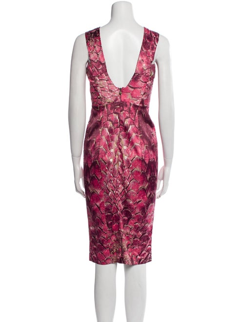 Just Cavalli Printed Midi Length Dress