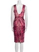 Just Cavalli Printed Midi Length Dress