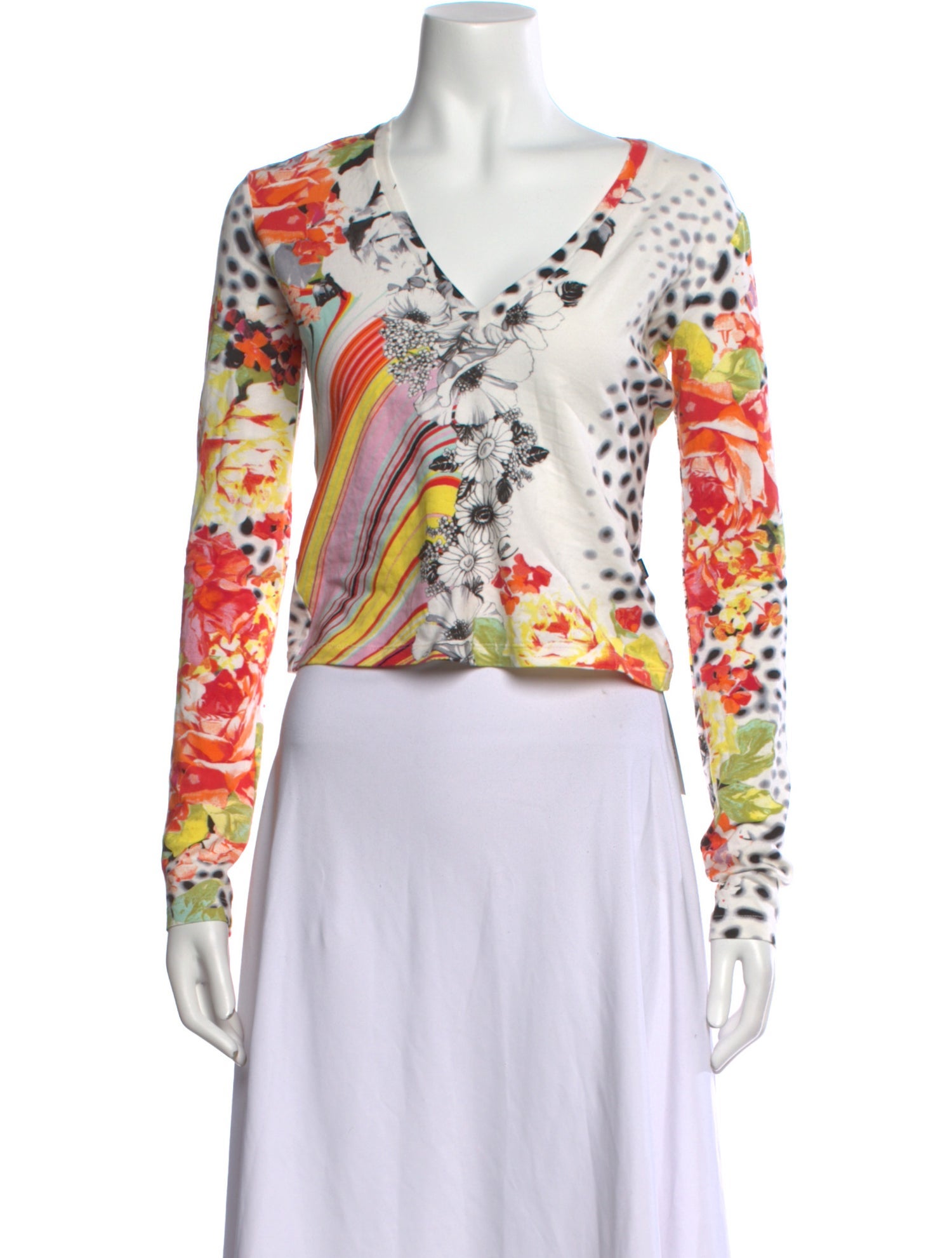 Just Cavalli Vintage 2004 Crop Top