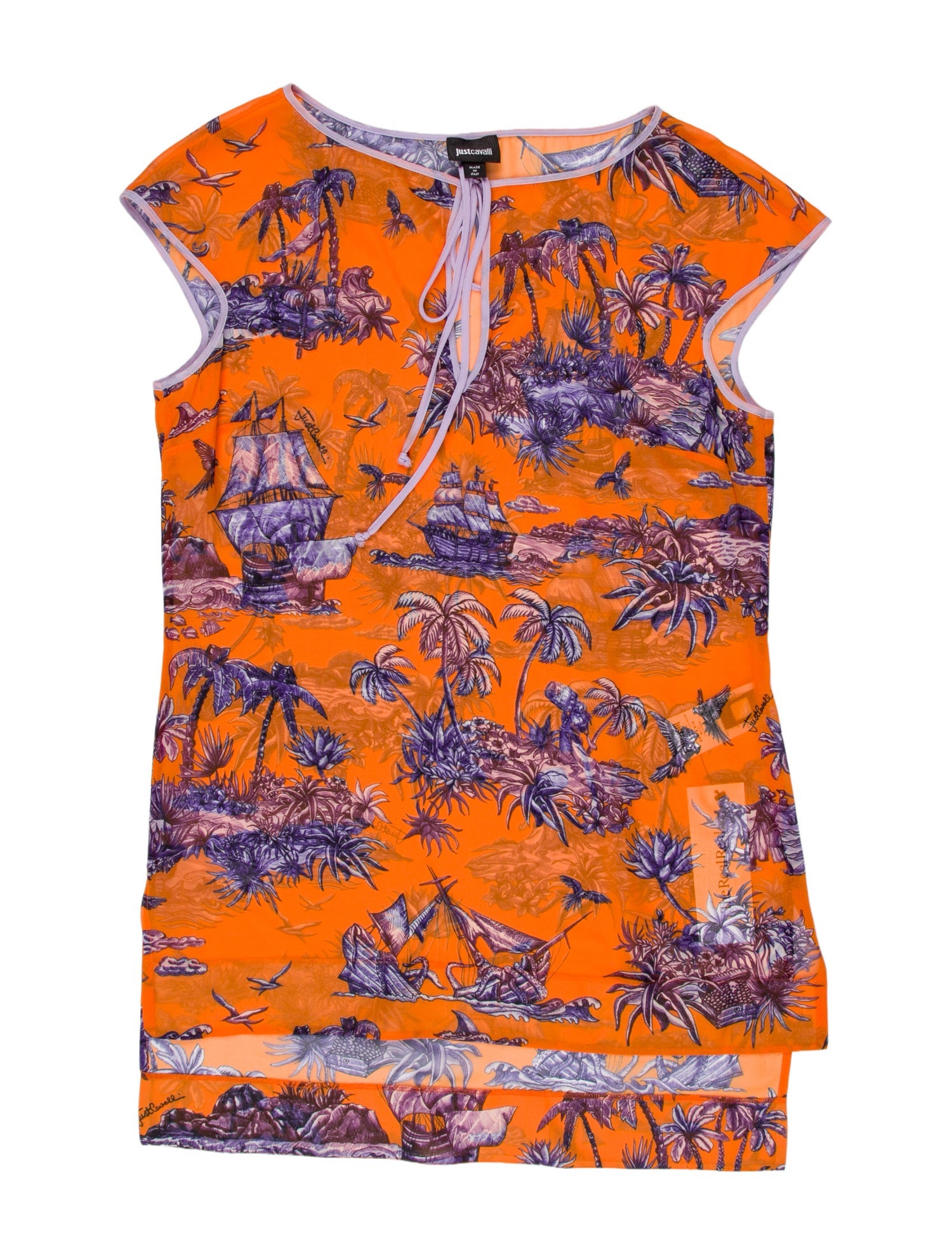 Just Cavalli Paisley Print Mini Dress