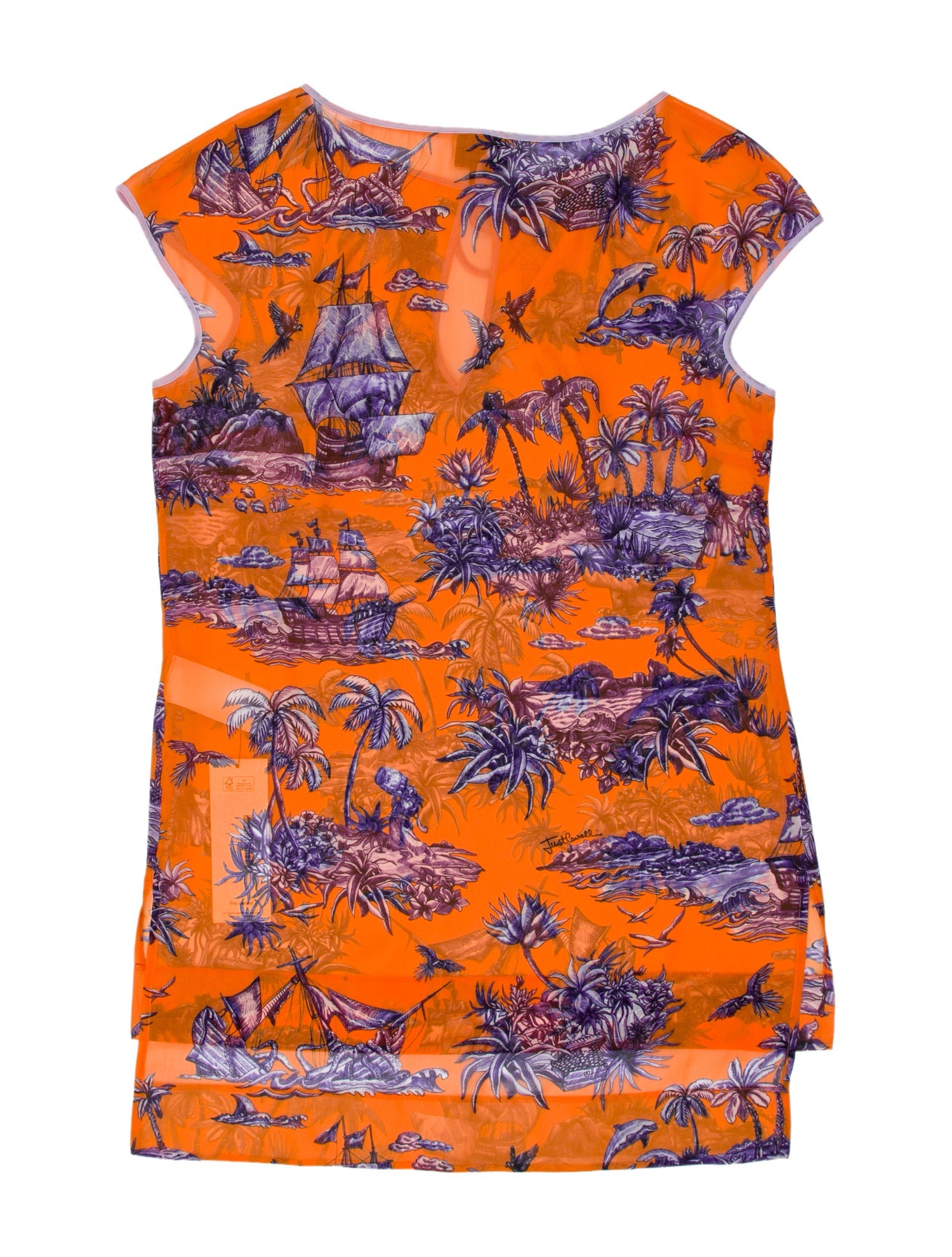 Just Cavalli Paisley Print Mini Dress