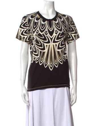 Just Cavalli Printed Crew Neck T-Shirt