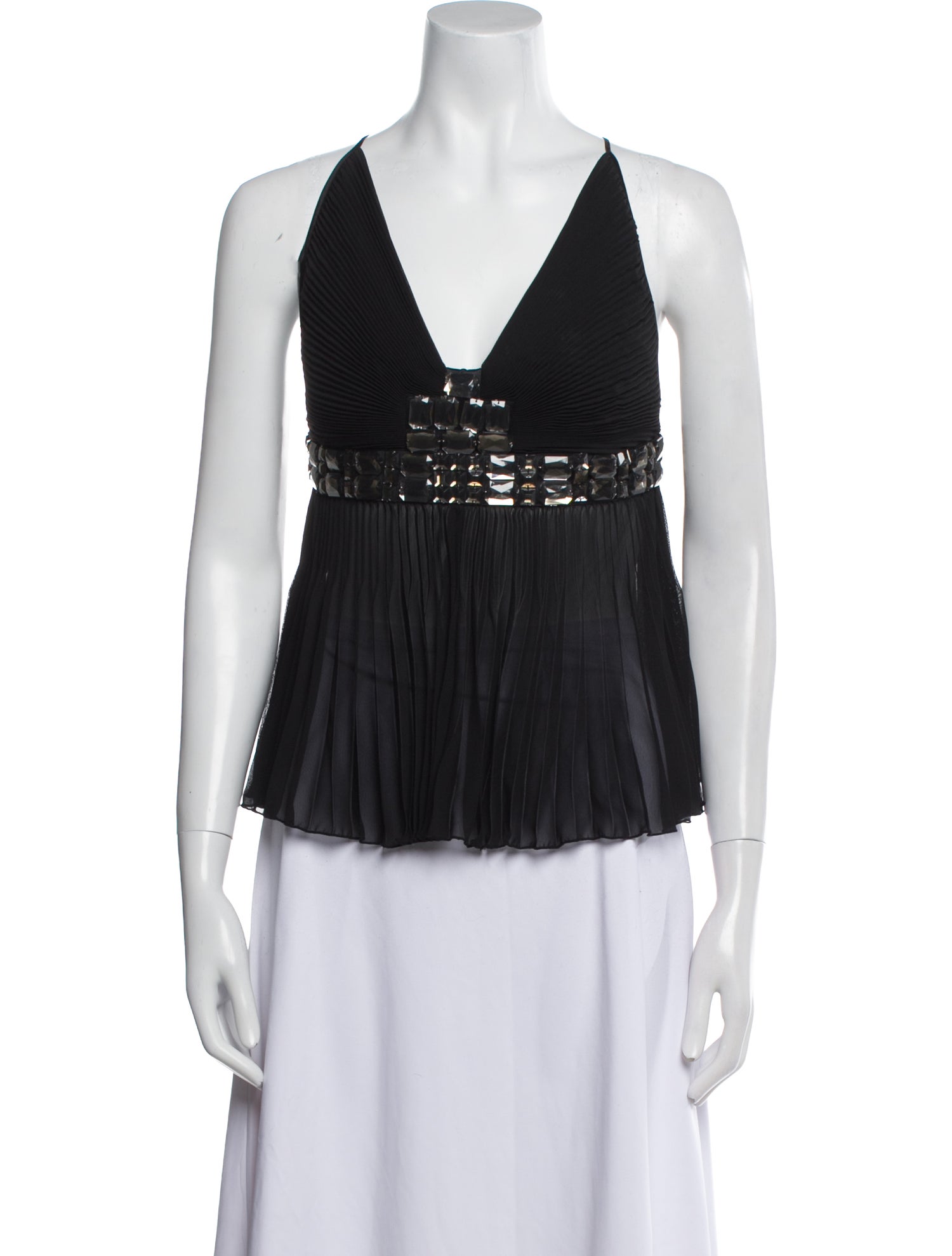 Just Cavalli V-Neck Sleeveless Top