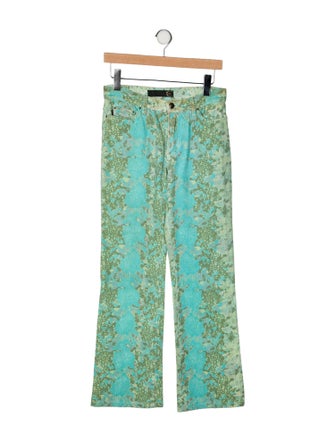 Just Cavalli Printed Wide Leg Pants