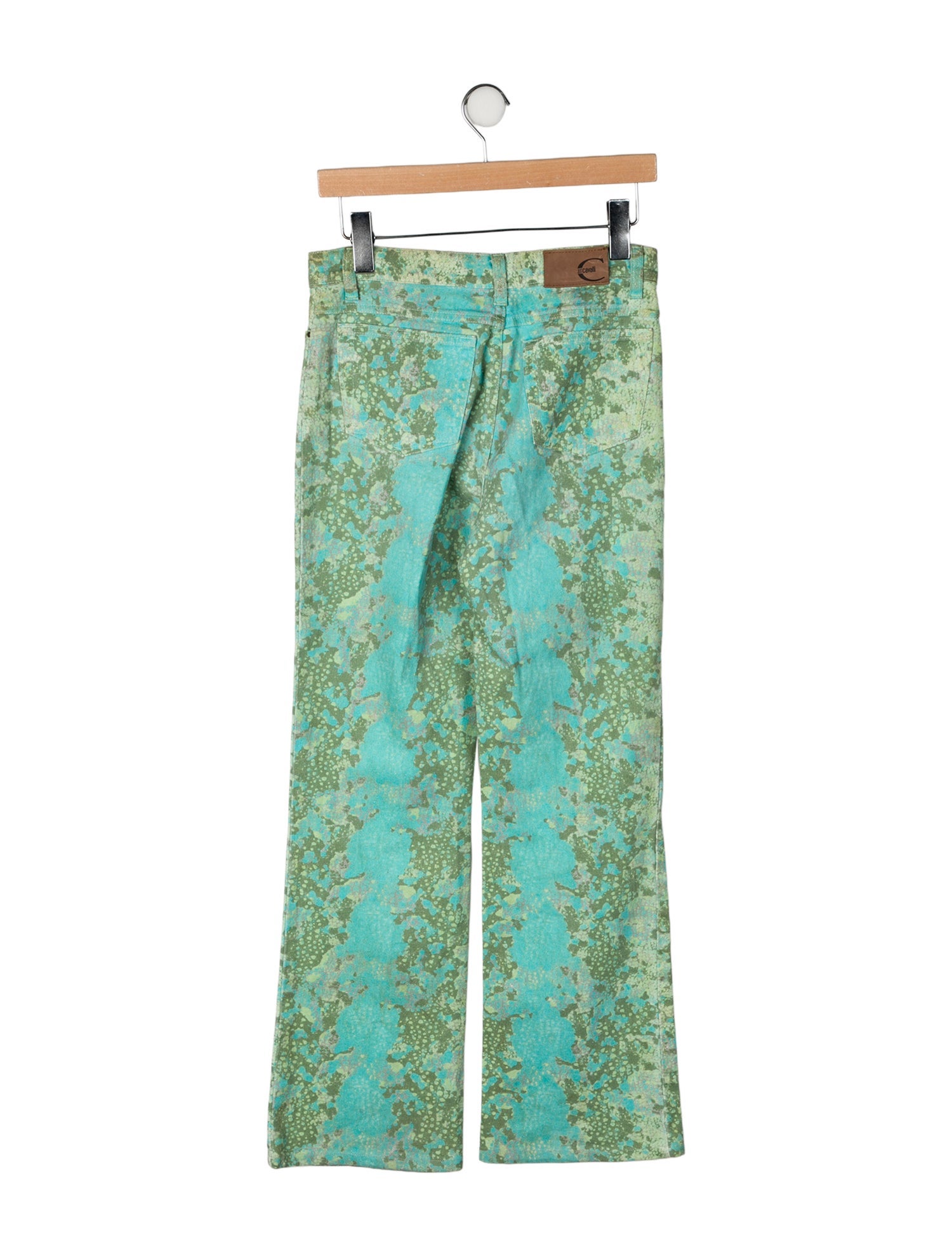 Just Cavalli Printed Wide Leg Pants