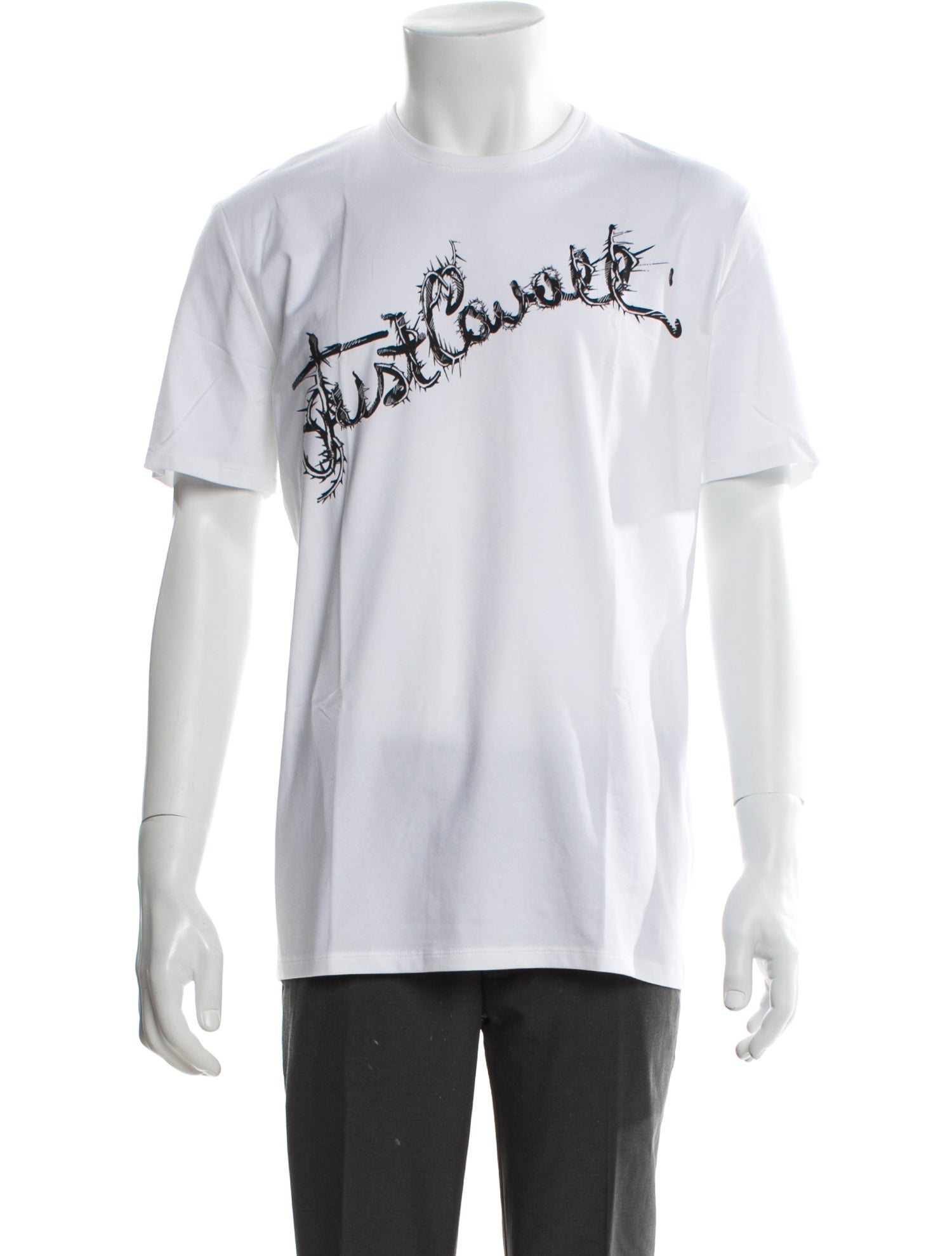 Just Cavalli Graphic Print Crew Neck T-Shirt w/ Tags