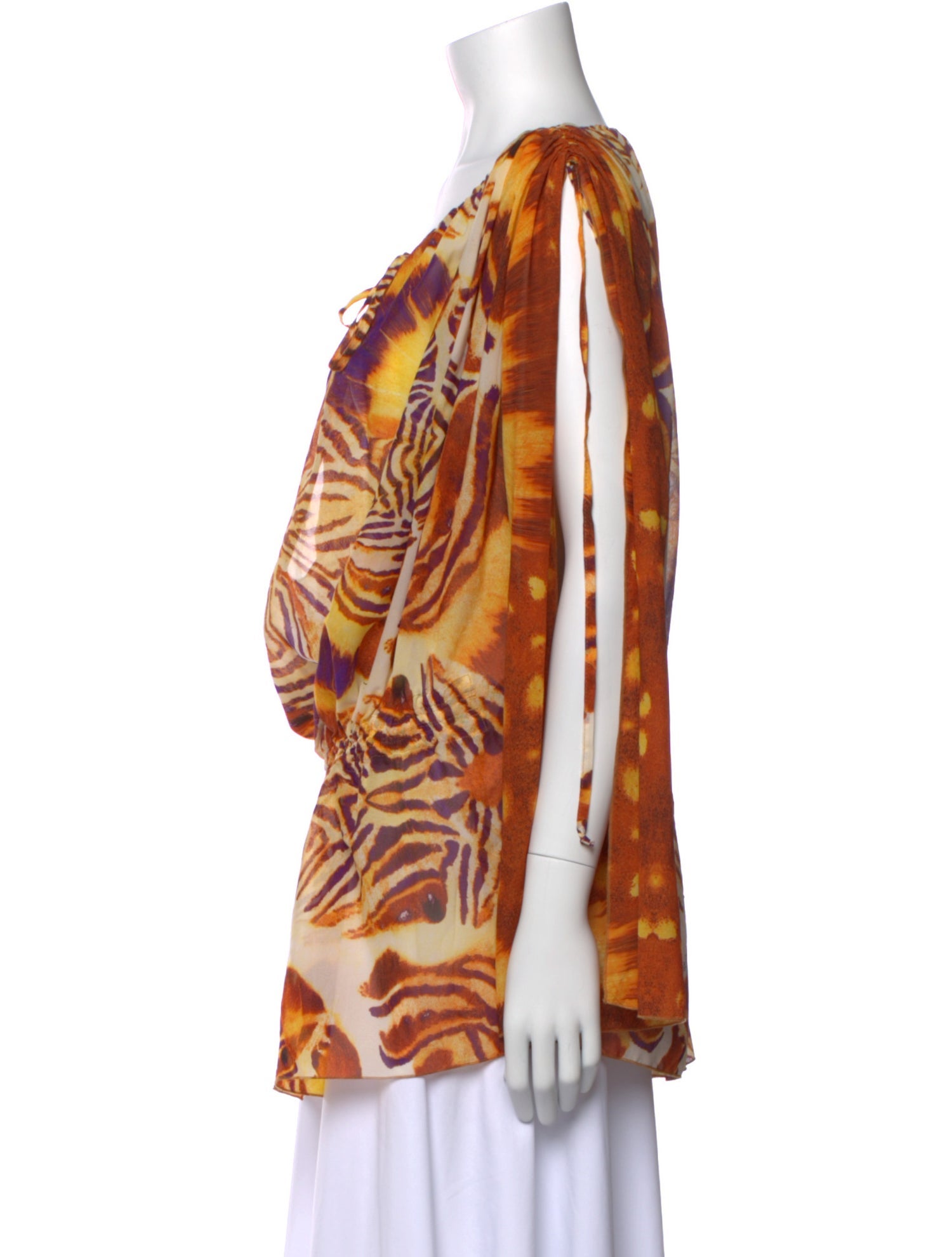 Just Cavalli Silk Printed Tunic
