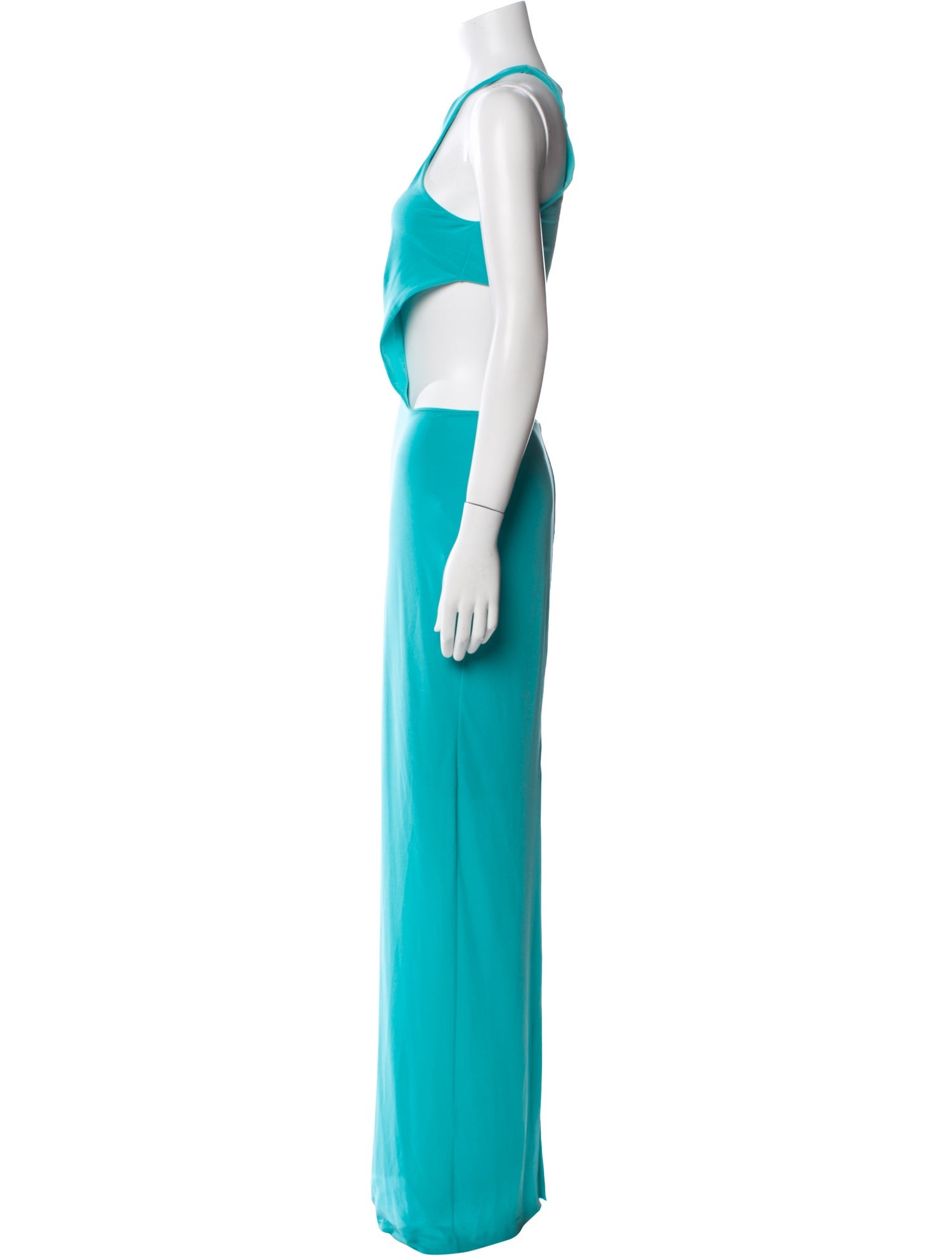 Just Cavalli Crew Neck Long Dress