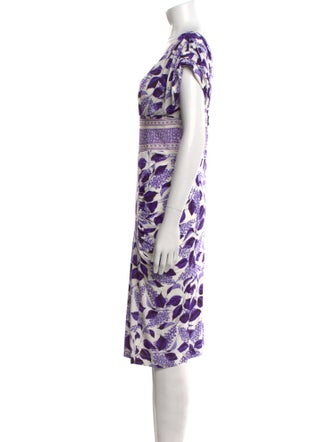 Just Cavalli Printed Knee-Length Dress