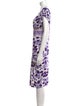 Just Cavalli Printed Knee-Length Dress