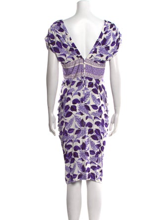 Just Cavalli Printed Knee-Length Dress
