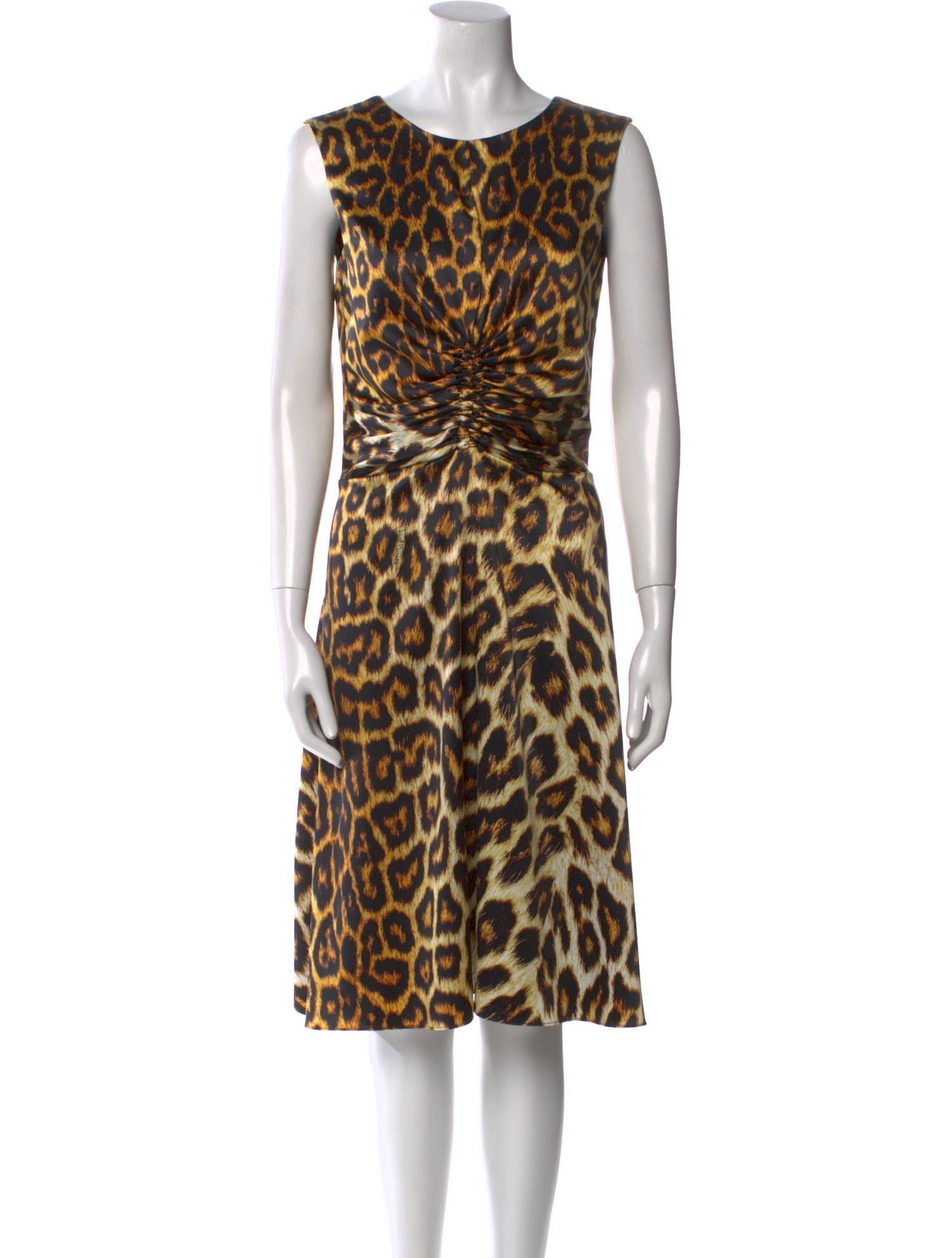Just Cavalli Animal Print Knee-Length Dress