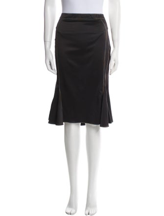 Just Cavalli Ruffle Embellishment Knee-Length Skirt