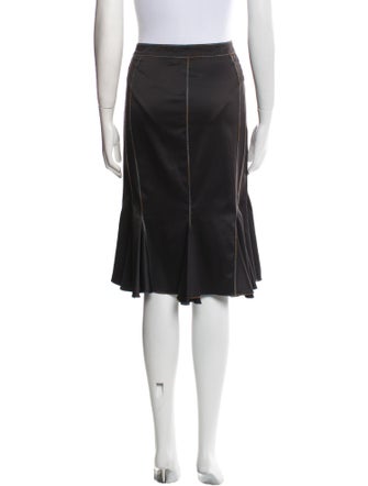 Just Cavalli Ruffle Embellishment Knee-Length Skirt