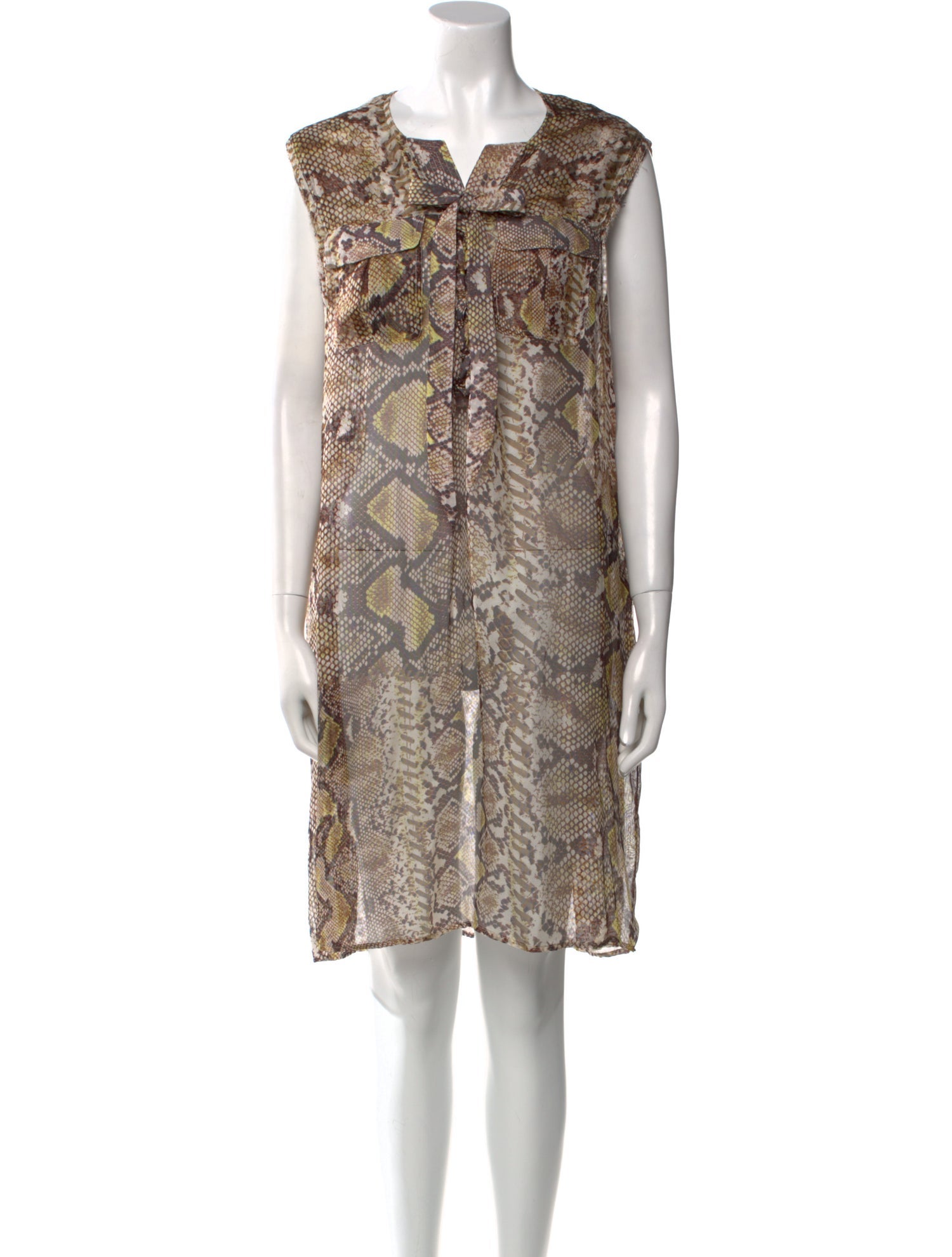 Just Cavalli Silk Mini Dress