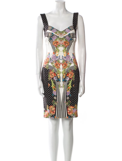 Just Cavalli Printed Knee-Length Dress