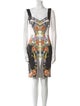 Just Cavalli Printed Knee-Length Dress