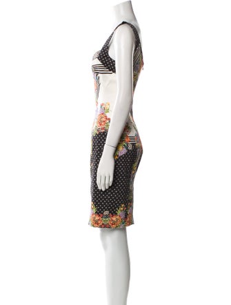 Just Cavalli Printed Knee-Length Dress