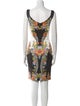 Just Cavalli Printed Knee-Length Dress