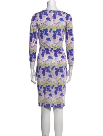 Just Cavalli Floral Print Knee-Length Dress