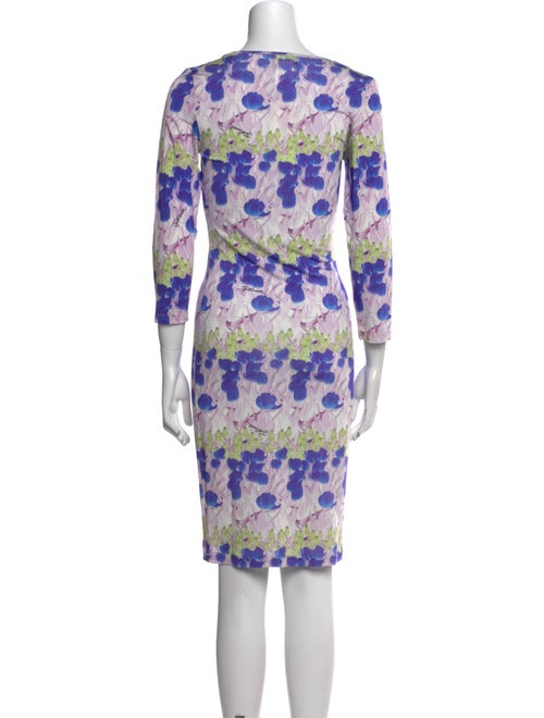 Just Cavalli Floral Print Knee-Length Dress