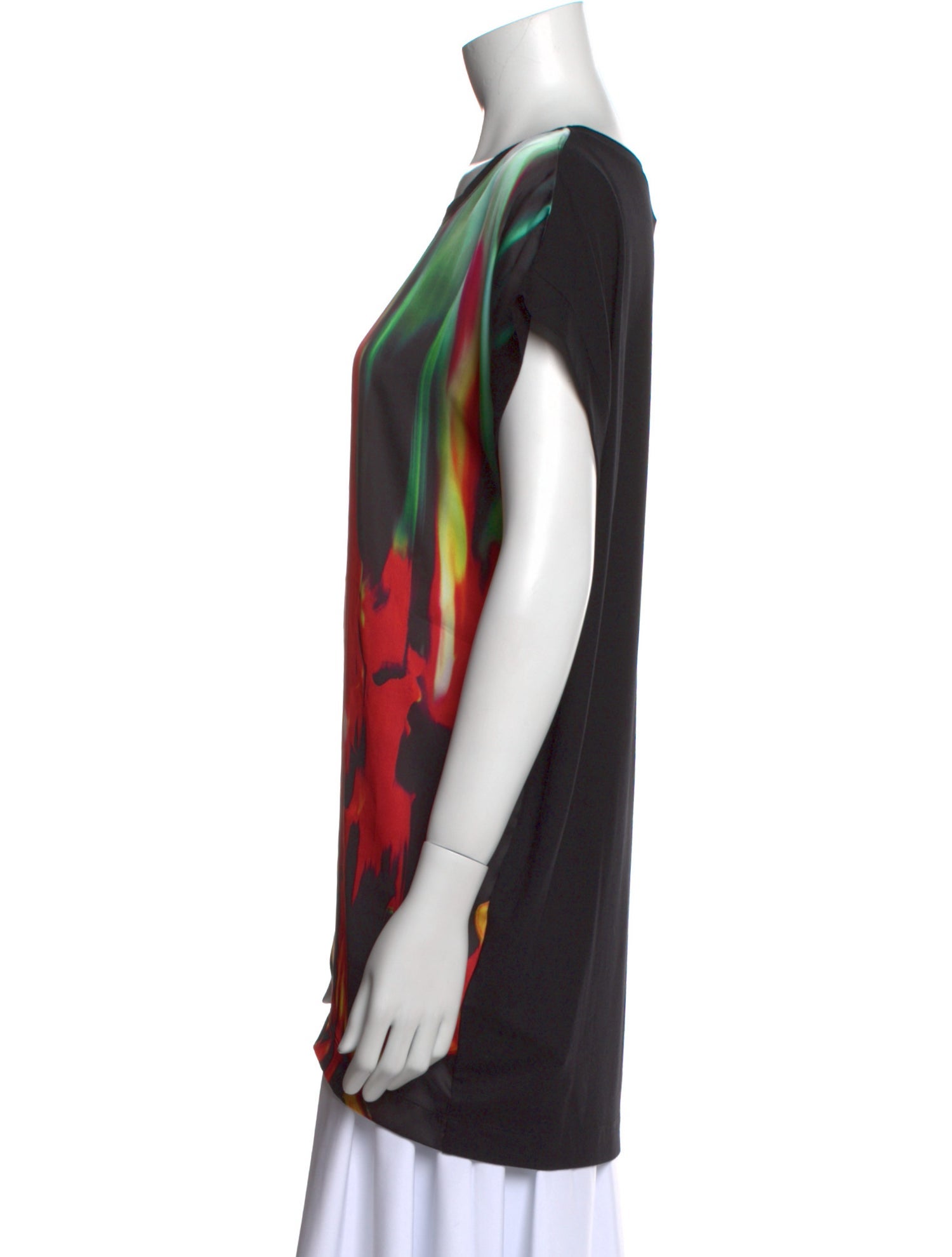 Just Cavalli Printed Scoop Neck T-Shirt