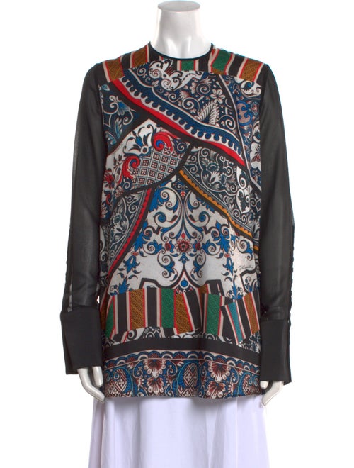 Just Cavalli Paisley Print Crew Neck Tunic
