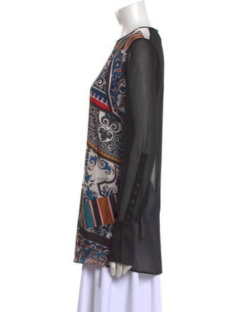 Just Cavalli Paisley Print Crew Neck Tunic