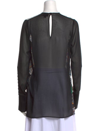 Just Cavalli Paisley Print Crew Neck Tunic