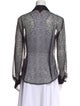Just Cavalli Lace Lace Pattern Button-Up Top