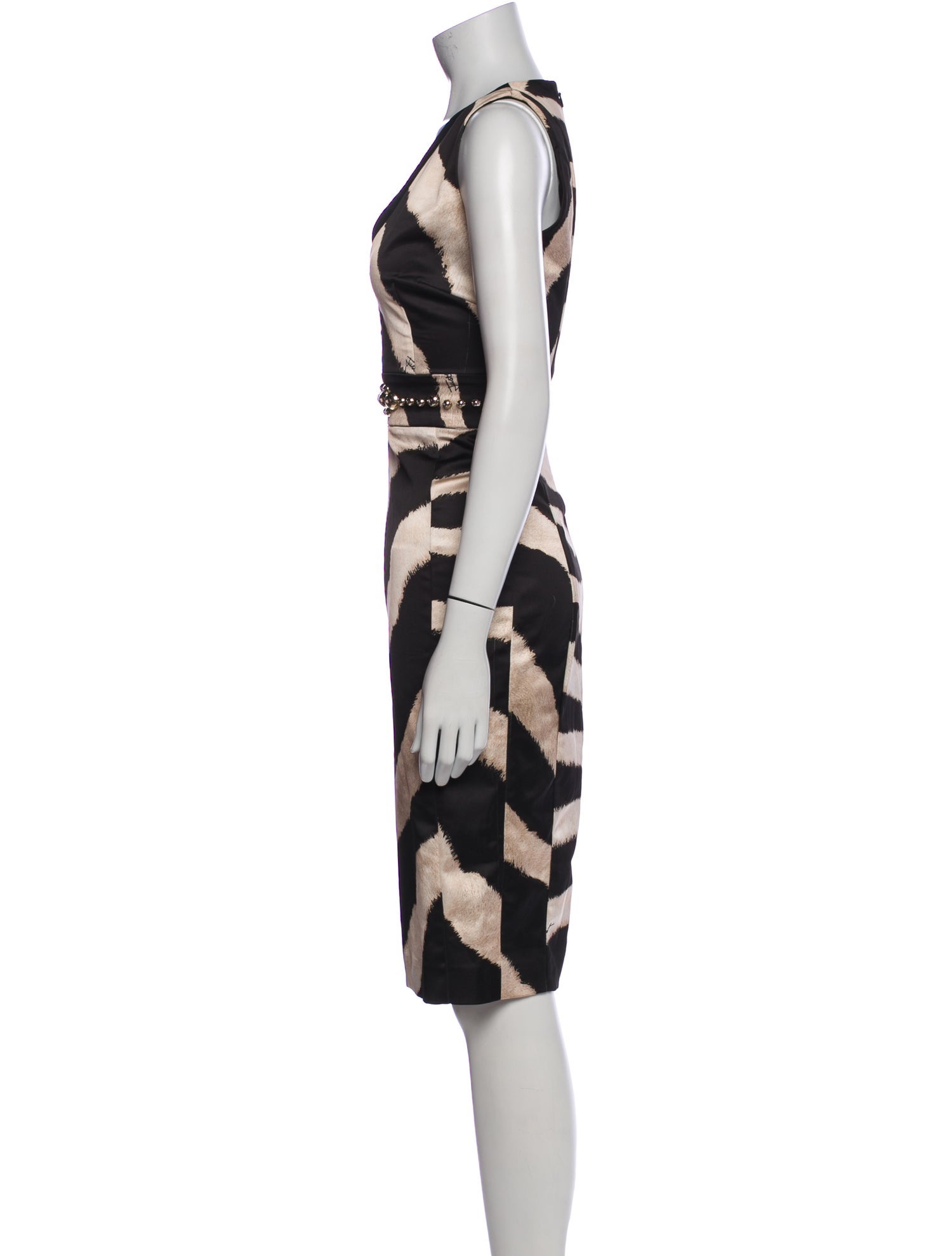 Just Cavalli Printed Knee-Length Dress