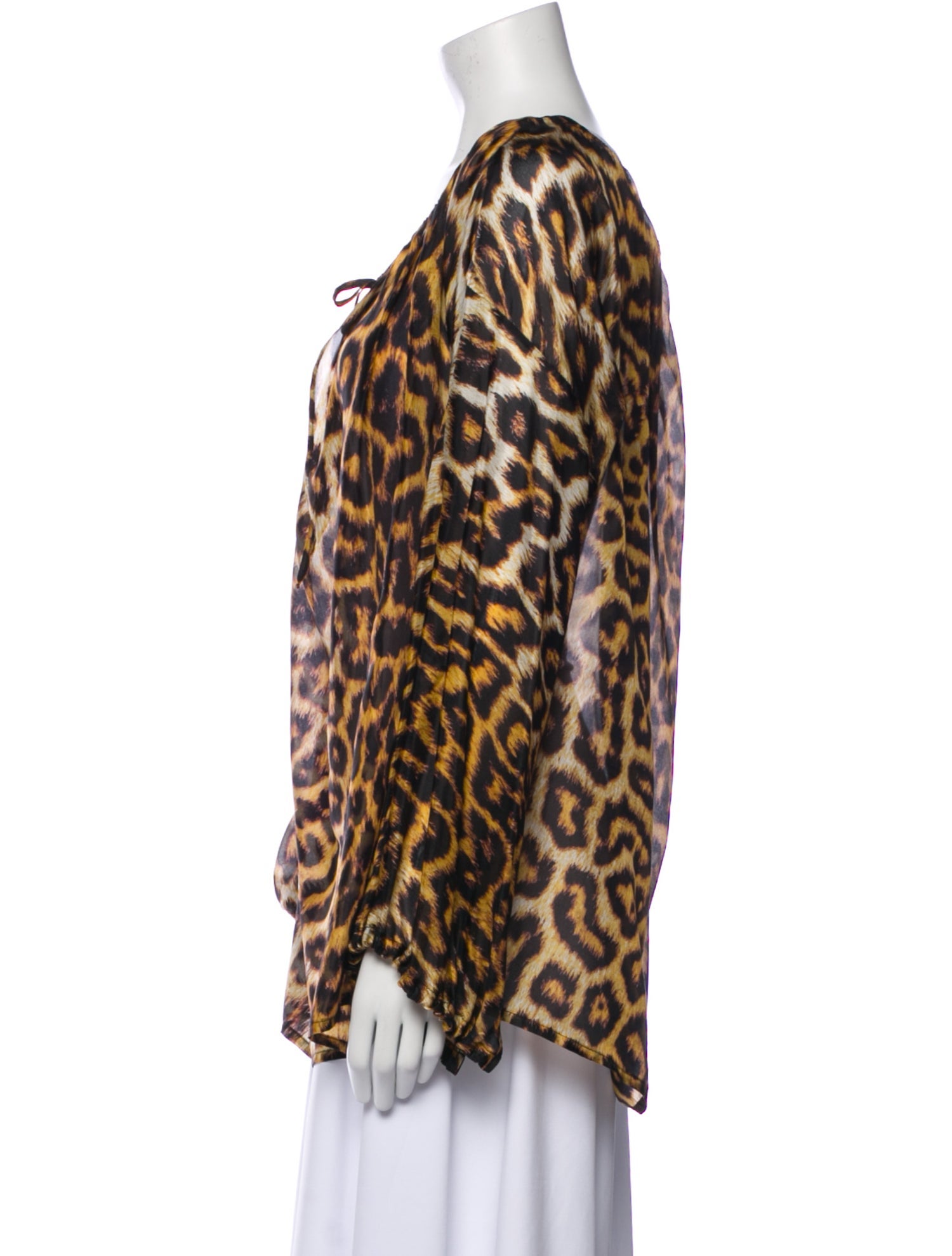 Just Cavalli Animal Print V-Neck Tunic