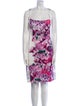 Just Cavalli Floral Print Knee-Length Dress