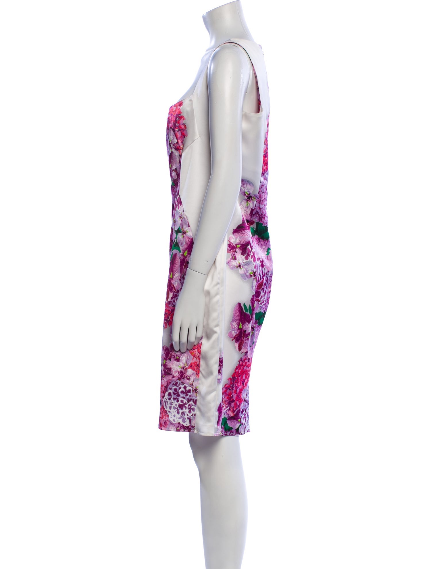 Just Cavalli Floral Print Knee-Length Dress