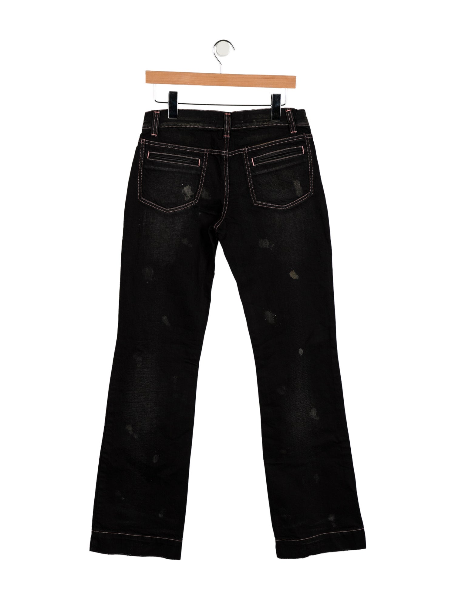 Just Cavalli Mid-Rise Wide Leg Jeans