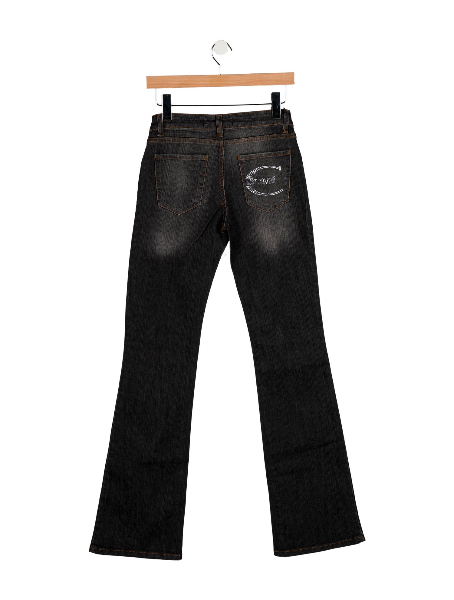 Just Cavalli Low-Rise Wide Leg Jeans w/ Tags