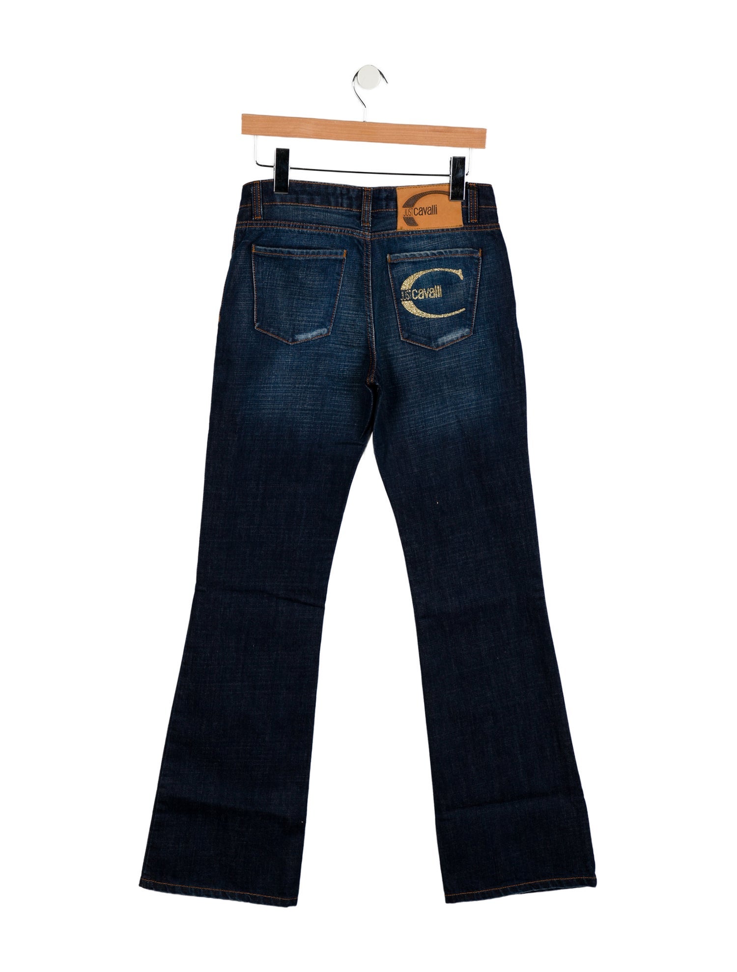 Just Cavalli Low-Rise Wide Leg Jeans w/ Tags