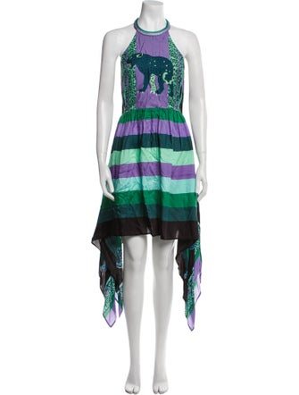 Just Cavalli Striped Long Dress