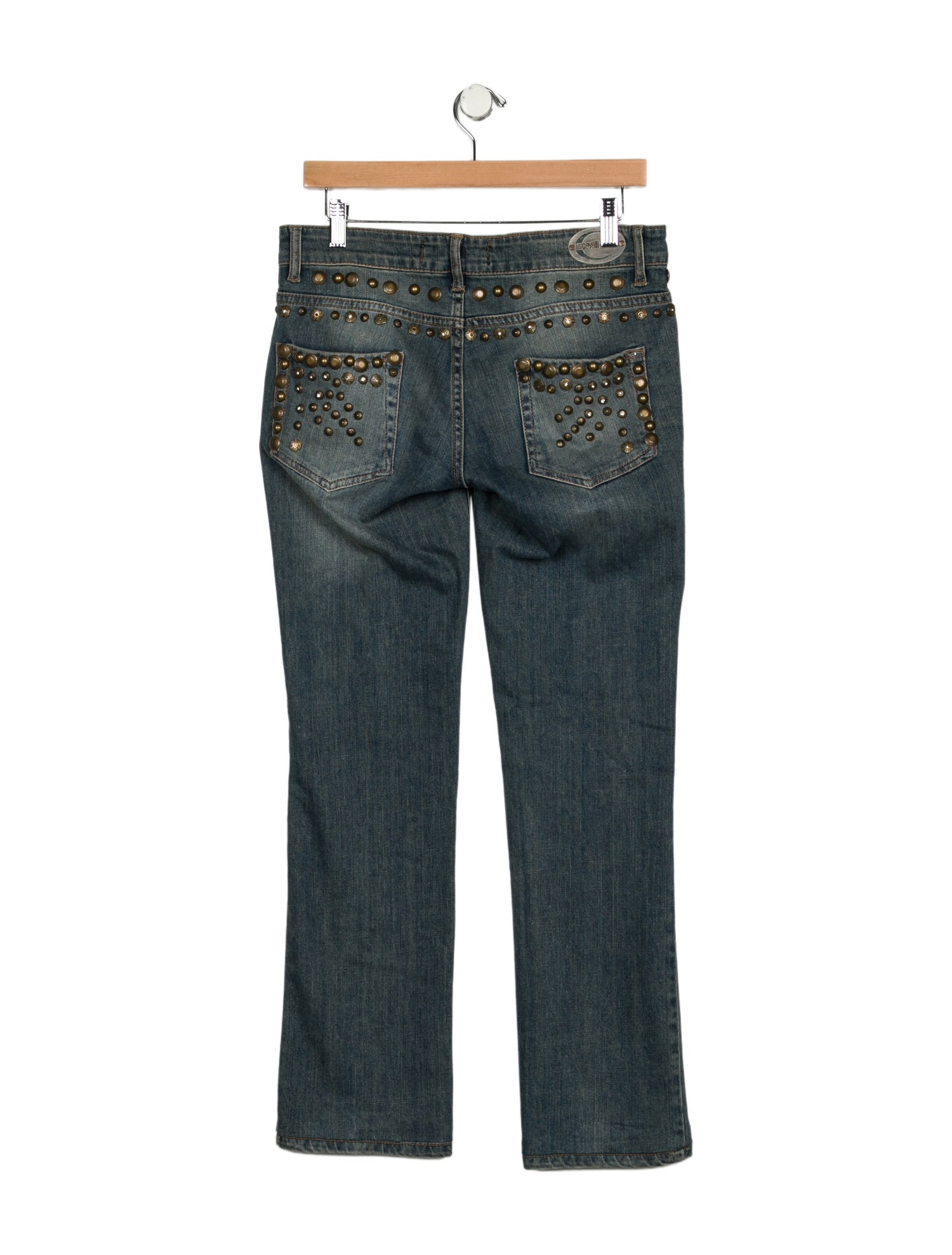Just Cavalli Low-Rise Straight Leg Jeans