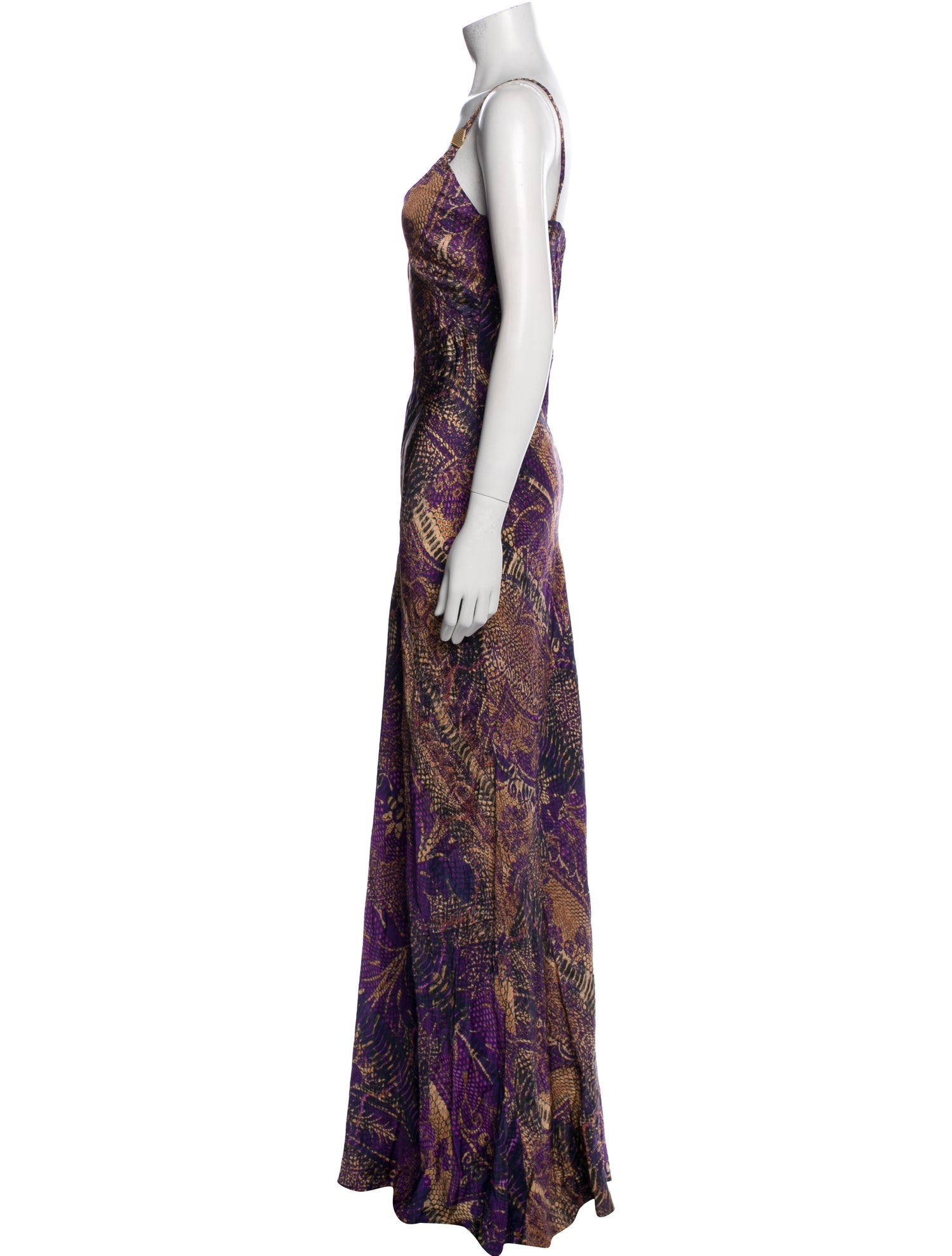 Just Cavalli Printed Long Dress w/ Tags