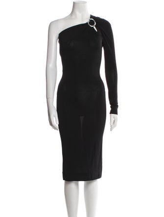 Just Cavalli One-Shoulder Knee-Length Dress